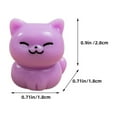 thumbnail image 2 of GOOHOCHY 5pcs Miniature Animal Ornaments Animal DIY Micro Landscape Figurines Mini Resin Figures, 2 of 8