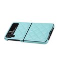thumbnail image 4 of Allytech Samsung Galaxy Z Flip 3 (6.7" 2021 Release)( Cover, Luxury Fashion Leather Texture Case Shockproof Anti-drop Anti-fingerprint Elegant Case for Girls & Women For Samsung Galaxy Z Flip 3, Blue, 4 of 5