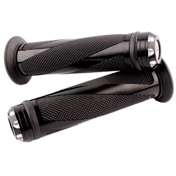 Riwesomey 1 par de cubiertas para manillar de motocicleta, empuñadura de alta calidad, cubierta para manillar de goma suave, cubierta para manillar de Accesorios para motos No.2