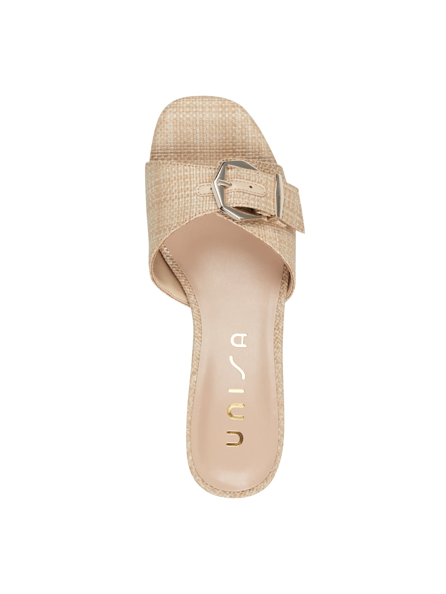 Unisa Women's Variten Slide On Block Heel Buckle Sandal