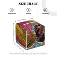 thumbnail image 4 of Kdxio Beautiful African Woman Print Tissue Box Cover,Square Decorative PU Leather Facial Paper Case Organizer Holder Dispenser for Bathroom,Night Stands,Desk,Car 5.2''X5.2''X5.2'', 4 of 8