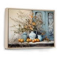thumbnail image 2 of Designart "Citrus Charm In Country Floral Vase" Flowers Floater Framed Wall Art Living Room, 2 of 5