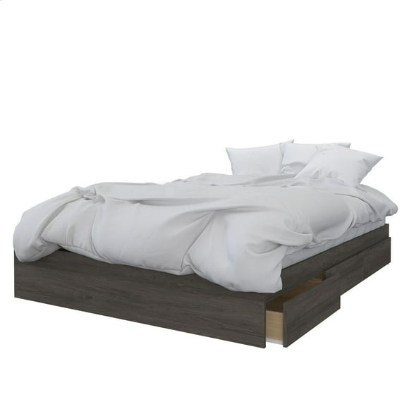 3-Drawer Queen Size Storage Platform Bed