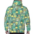 thumbnail image 7 of Salouo Animals with Leaf Pattern Men's Fall Hoodie Sweatshirt,Sport Hoodie with Pockets for Men Pullover Casual Hooded Sweatshirt-X-Large, 7 of 7