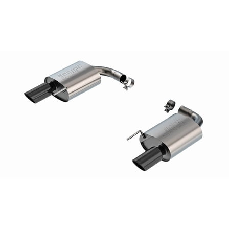 Borla S-Type Axle-Back Exhaust System for 2024-2025 Ford Mustang EcoBoost 2.3L with Black Chrome Tips