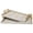 ivory white, variant on MODE HOME Set of 2 Modern Black Crocodile Leather Serving Trays with Gold Metal Handles, Large Decorative Rectangle Ottoman Coffee Table Tray