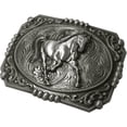 thumbnail image 4 of Moranse Religion Cross Cowboy Kneeling Prayer And Horse Design Belt Buckles, 4 of 8