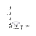 thumbnail image 5 of Natural Diamond Accent Infinity Wedding Band Stackable Engagement Ring in 14K White Gold Plated 925 Sterling Silver(0.04 Cttw,I-J Color,I2-I3 Clarity)-Ring Size-4, 5 of 5