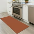 thumbnail image 2 of Glattice Non Slips Rug Runner 2x5 Washable Runners for Hallways Cotton Rubber Backed Kitchen Runner Braided Indoor Floor Carpet Runners for Entryway/Hallway/Kitchen/Bedroom, Rustic Orange/Tan, 2 of 7