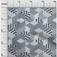 thumbnail image 2 of oneOone Viscose Chiffon Navy Blue Fabric Geometrical Mix Quilting Supplies Print Sewing Fabric By The Yard 42 Inch Wide, 2 of 4