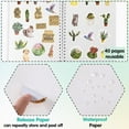 thumbnail image 3 of Reusable Sticker Book Sticker Mushroom Collecting Book Album A5 Size 40 Sheets Reusable Sticker Organizer Storage Book Sticker Book with Tweezer and Spatula DIY, 3 of 9