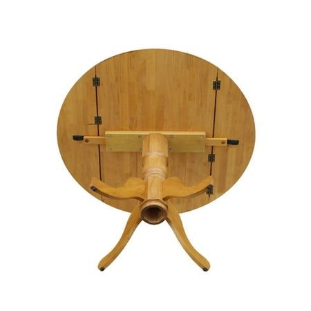 International Concepts Round 42 Dual Drop Leaf Dining Table In Dual Drop Leaf Dining Table