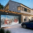 thumbnail image 6 of BAOPAI 157.48x70.86in Multicolor Nylon Christmas Garage Door Decorations Banners Backdrops Hanging Decor For Indoor Outdoor Holiday House Lawns Party Backgrounds, 6 of 6