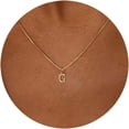 thumbnail image 1 of ORUYROP Petit Collier Lettre, Délicat Pendentif Initiale Personnalisé Plaqué Or 14K Petit Collier Initiale pour Femmes Filles, 1 of 7