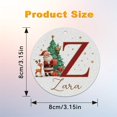 thumbnail image 3 of 2026 Christmas Home Party Decoration 26 Letters Round Acrylic Christmas Ornament Set Personalized Alphabet Round Pendant DIY Custom Christmas Tree Hanging Decorations Festive Round Pendant, 3 of 6