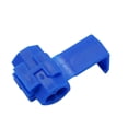 thumbnail image 4 of braveheart Wire Connector Plastic Brass Scotch Lock Terminal Electrical Wire Splice Crimp, Blue, 20pcs, 4 of 9