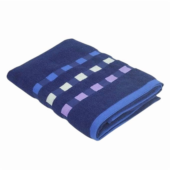 100% Pure Cotton Bath Towel 450 Gsm | Absorbent Super Soft & Comfortable Quick Drying Towel (Blue)