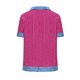 thumbnail image 3 of Tops de Manga Corta para las Mujeres Camiseta Suelta de Primavera Y Verano con Solapa Casual, 3 of 5