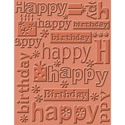 Cuttlebug Happy Birthday Embossing Folde