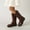 BROWN, variant on BURUDANI Girls Knee-High Side-Zip Riding Boots for Little Kid & Big Kid Sizes