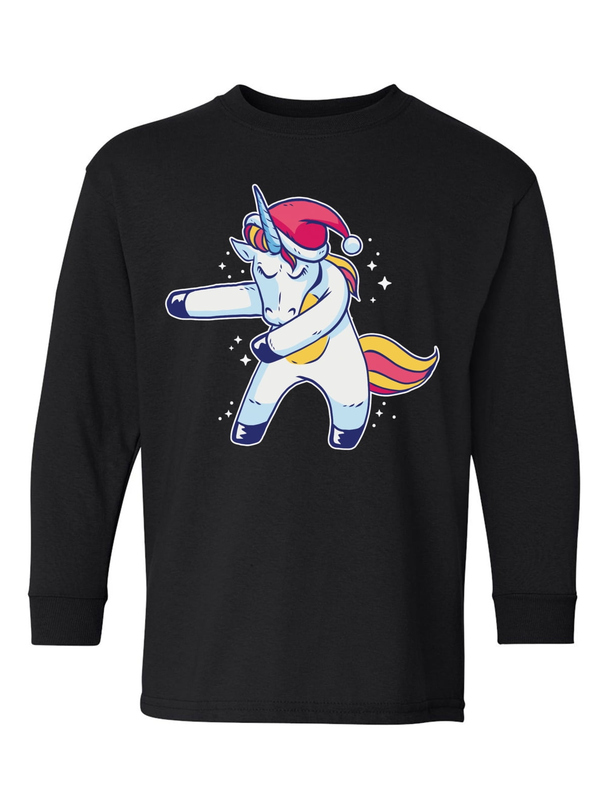 Ugly Xmas Sweater for Boys Girls Kids Youth White Christmas Unicorn Sweatshirt