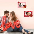 thumbnail image 2 of Valentine's Day Felt Photo Frame Picture Holder Crafts Collage Picture Frame Ornament 2pcs, 2 of 5