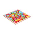 thumbnail image 1 of Juego de mesa de ajedrez de madera para niños y adultos, juguete de ajedrez interactivo educativo multicolor, 1 of 8
