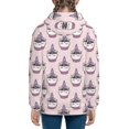 thumbnail image 6 of Pofeuu Cute Cupcake Print Teenage Zipper Hoodie Sweatshirts Hooded Casual Jackets With Pocket For Boys Girls-Small, 6 of 6