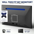 thumbnail image 3 of VIVO Black Dual Monitor Adjustable Desk Mount, Fits Screens up to 24", 3 of 8
