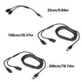 thumbnail image 5 of USB Male to Double Female Extension Cable for Expanding USB Port on Laptop Keyboards with Fast Data Transfer, 5 of 10