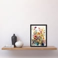 thumbnail image 2 of Spring Wild Flowers Watercolour Colourful Floral Blooms Painting Artwork Framed Wall Art Print A4, 2 of 4