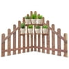 Pennington Cedar Corner Fence With Shelves