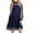 Navy, variant on TEAJOPSUU Girls Summer Birthday Party Dress Long Sleeve Tulle Patchworked Ruched A-Line Dress Casual Tulle Hem Princess Dance Dresses 5-16 Years Navy