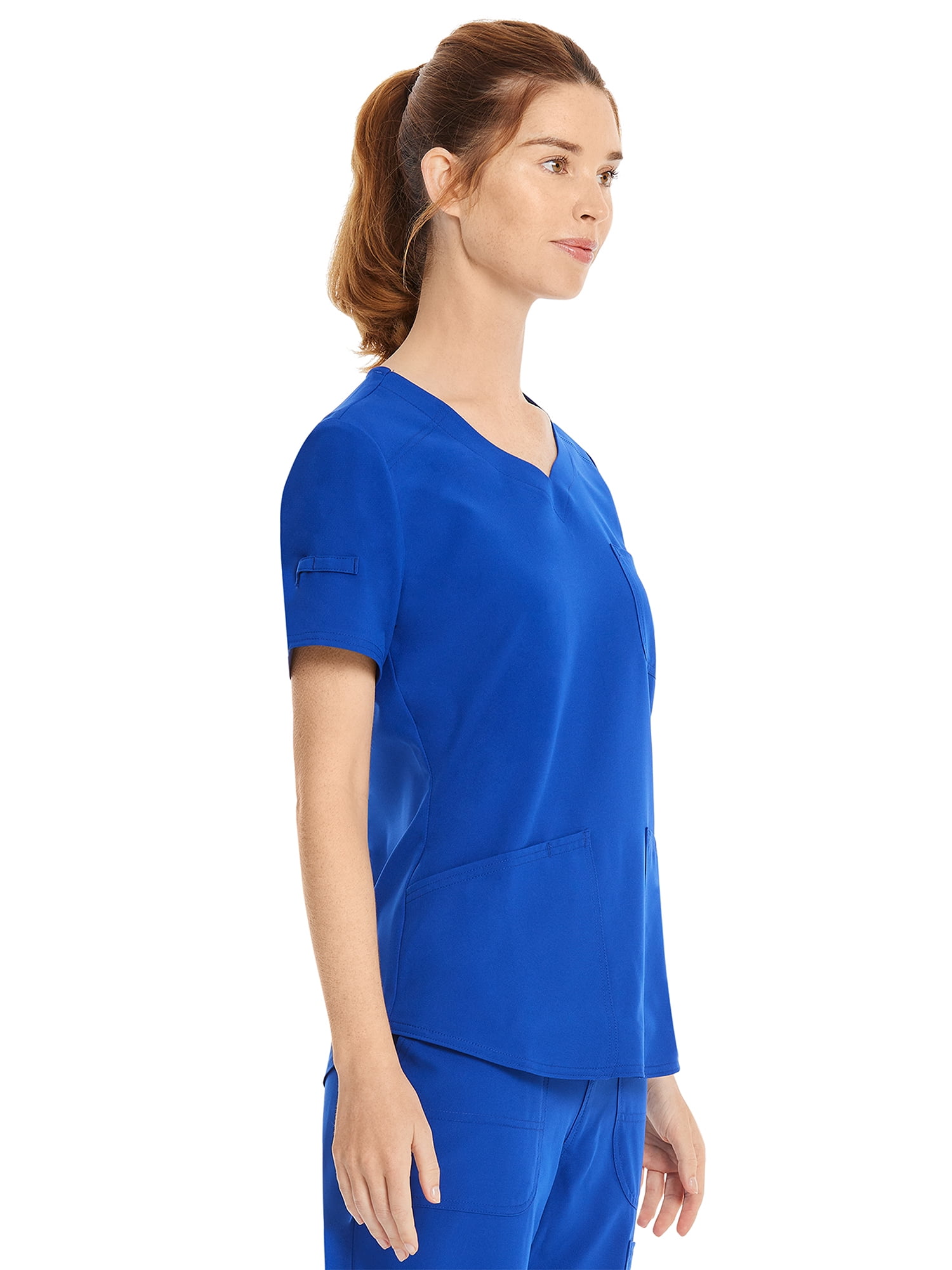 Scrubstar Women's Core Essentials Sweetheart V-Neck Scrub Top, Sizes XS-3L
