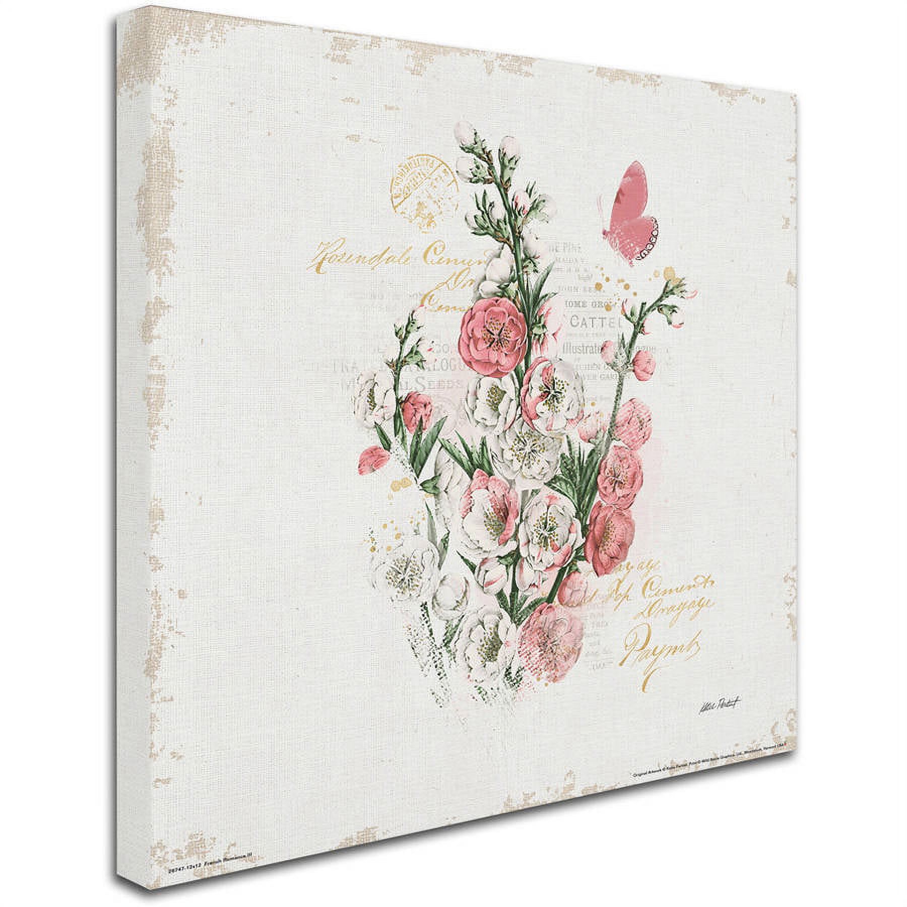 Trademark Fine Art "French Romance III" Canvas Art by Katie Pertiet