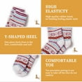 thumbnail image 4 of 5 Pairs Fuzzy Socks For Women Soft Cozy Fluffy Casual Thick Plush Comfy Sleep  Warm Winter Socks Gifts for Women, 4 of 6