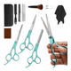 thumbnail image 2 of Kit Tijeras Profesionales Para Peluquero Verdes 12 Pzs, 2 of 3