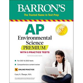 Pre-Owned AP Environmental Science Premium: With 5 Practice Tests (Paperback) 1506261876 9781506261874