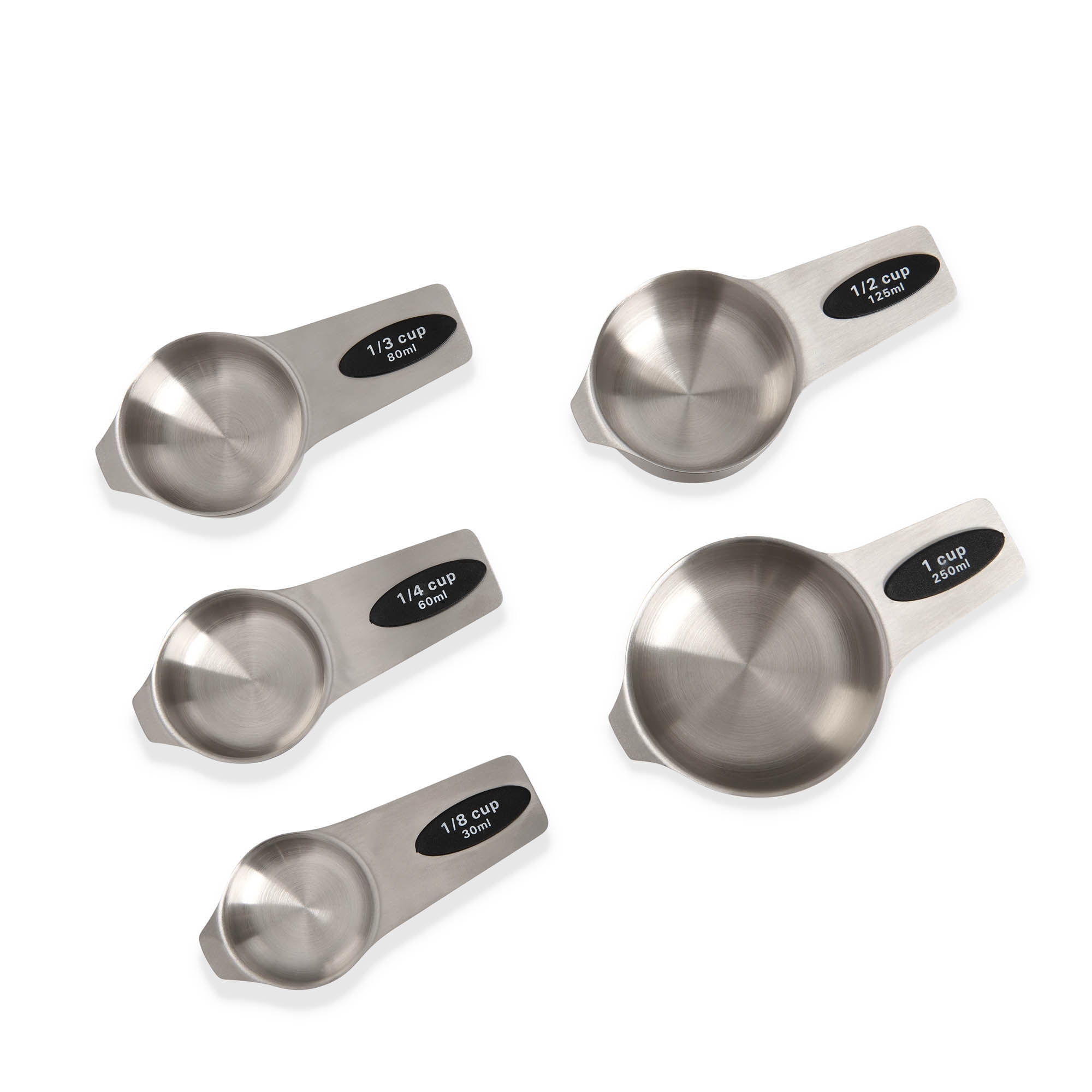Mrs. Anderson's Baking Magnetic Measuring Cups, High-Quality 18/8 Stainless Steel, 5-Piece Set