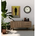 thumbnail image 6 of 14 inch Retro Wall Clock Silent,Accurate Time,Big Numbers,Quartz,Analog,Black Gold, 6 of 7