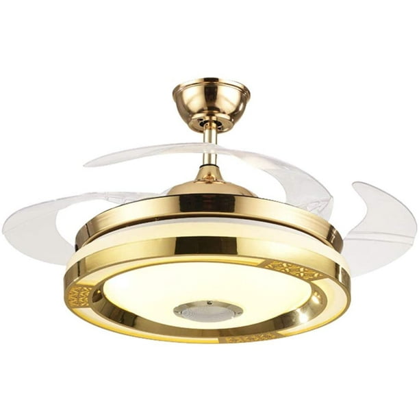 42 Inches Bluetooth Ceiling Fan Light with Remote LED Dimmable Fan