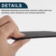 thumbnail image 4 of Sticker de cuero sintético para el panel de la consola central Unique Bargains para Mercedes-Benz EQE350 2022-2024, cubierta del panel de control central, negro mate, 1 juego, 4 of 6