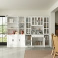 thumbnail image 2 of WIAWG Modern Versatile Storage Cabinet Set, China Cabinet Bookcase Display Storage Organizer for Home Office, 2 of 6