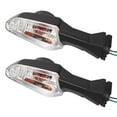 thumbnail image 2 of Pair Of Motorcycle Indicators Fire Flashing Lights Signal Indicators Rotating Light Amber For, 2 of 7