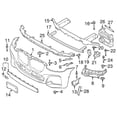 thumbnail image 3 of New Genuine BMW Trim Bumper Front (2018-2021) OE 51118092755, 3 of 10