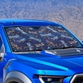 thumbnail image 2 of Yuyamidu Dragonfly Windshield Sunshade for Women Sun Visor Foldable Front Window Shield Sunshade Portable Automobile Interior Sun Protection for Large Car SUV Sedan, 2 of 7
