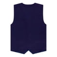 thumbnail image 3 of Lejafay Unisex Kids Volunteer Activity Vest Button Up Waistcoat Boys Girls Waiter Bartender Uniform Navy Blue M/11, 3 of 5