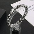 thumbnail image 4 of HOOUN Men Stainless Steel Rope Knot Bracelets Peace Knot Link Chain Simple 13mm 8.26'', 4 of 5