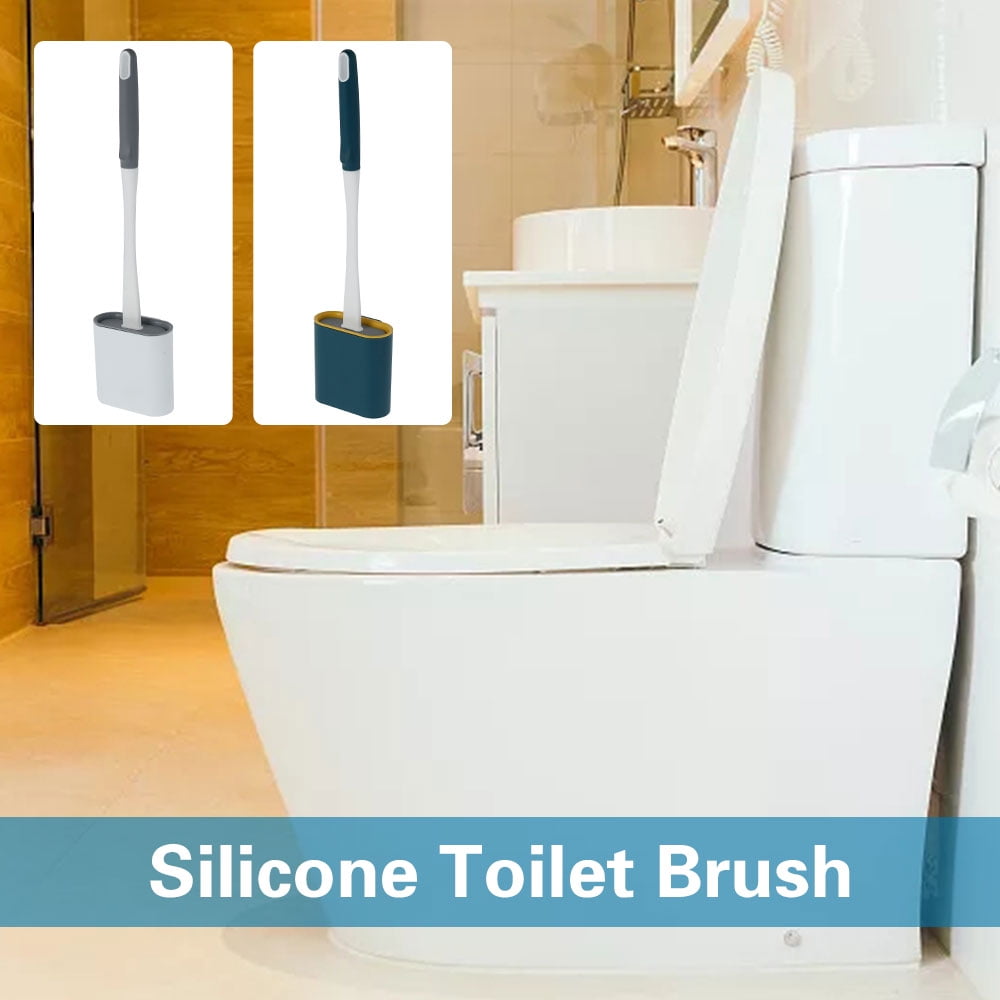 Plastic Long Handle Bathroom Toilet Scrub Lavatory Side Cleaning Brush Tool 6L