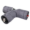 thumbnail image 1 of Juguete para gatos Sunnimix tubo plegable premium 3 vías gris, 1 of 8